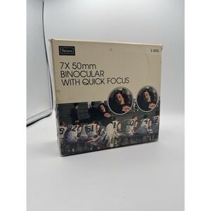 Vintage Sears Binoculars Model #47325130 7x50 mm and Case